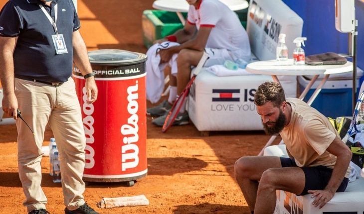Escandaloso final de Benoit Paire en el Argentina Open: escupió el piso, discutió y “regaló” el partido