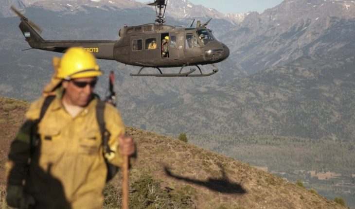 Fernández viaja a la Patagonia para volar sobre los incendios forestales