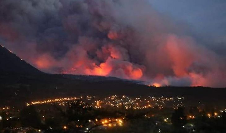 Incendios en Chubut y Río Negro: el fuego avanza sobre la zona urbana y hay evacuados