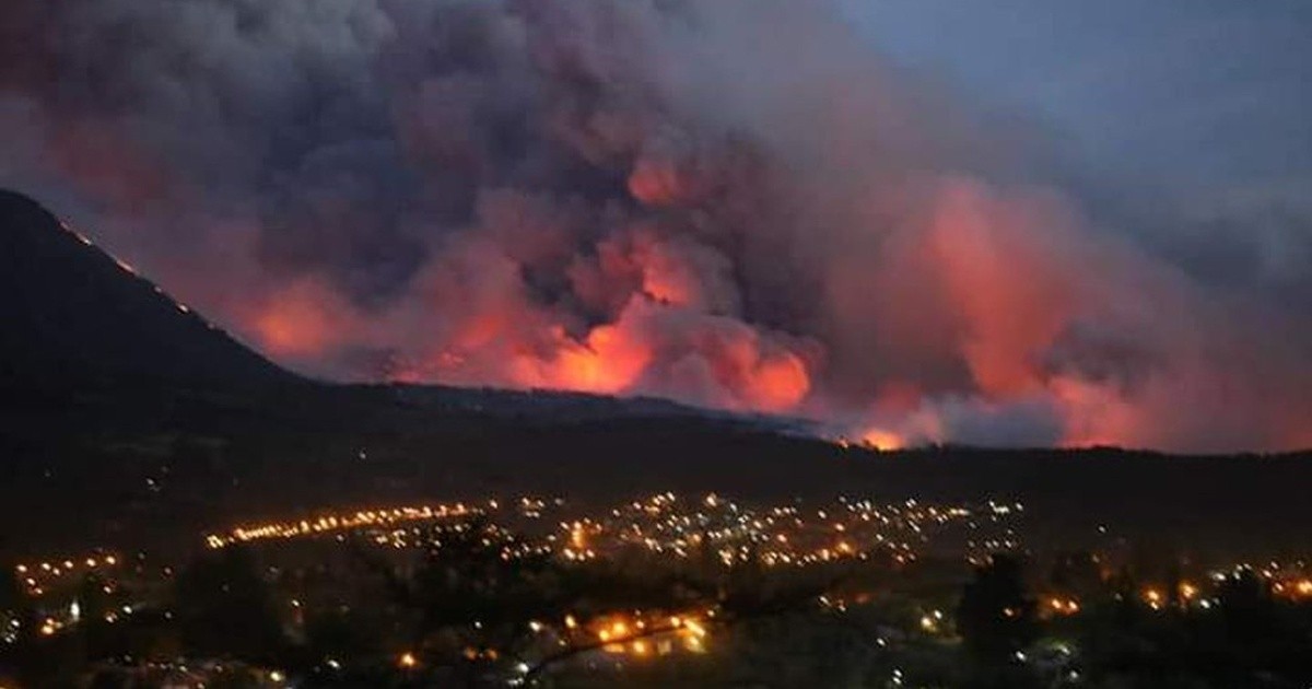 Incendios en Chubut y Río Negro: el fuego avanza sobre la zona urbana y hay evacuados