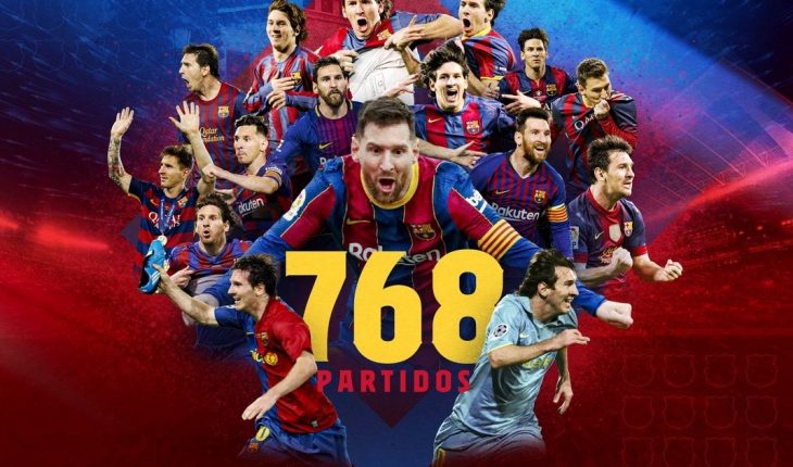 Messi rompe el récord del jugador con más partidos en la historia del Barcelona