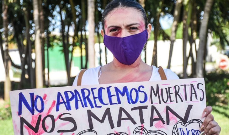 Mujeres marchan en Milpa Alta por feminicidio de Isabel y Anet