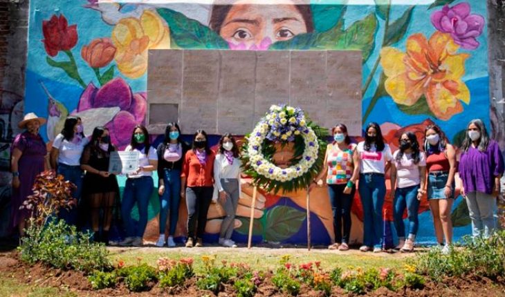 SeCultura Morelia develó el Mural a Víctimas de Feminicidio
