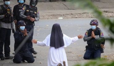 Una monja suplicó “Dispárenme a mí” para salvar a unos niños en medio de una protesta