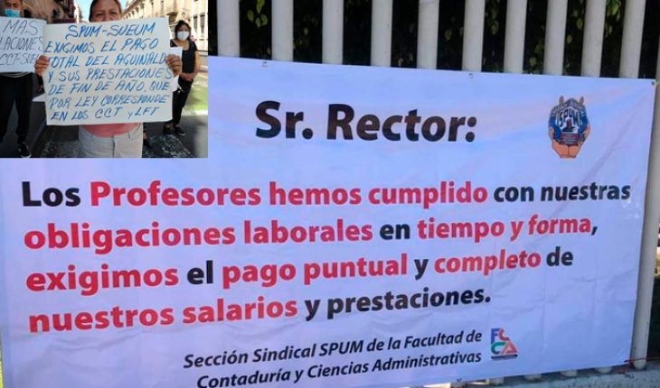translated from Spanish: Governor of Michoacán and rector are desicced from debits at UMSNH