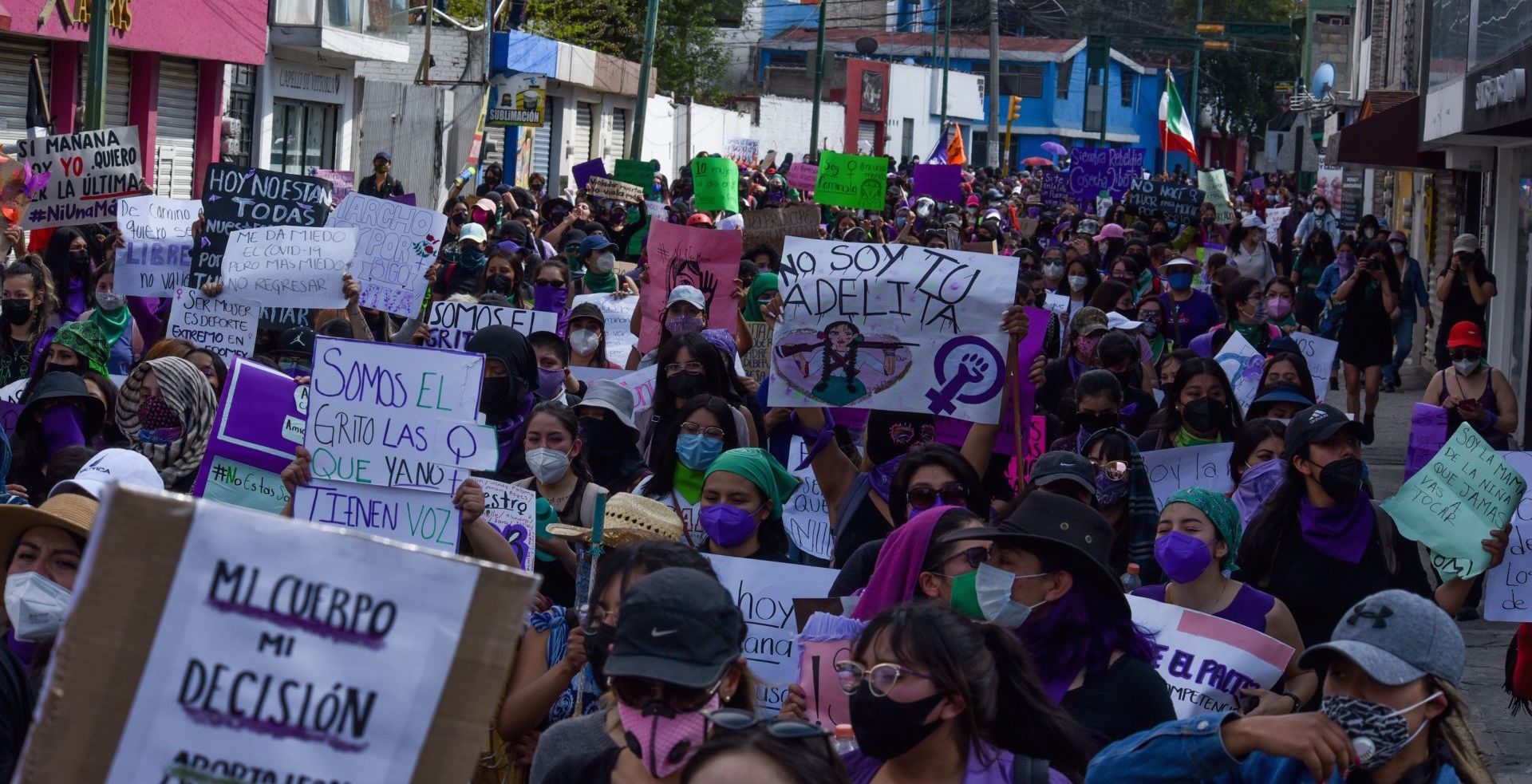 Released the 9 people detained in Aguascalientes after march 8M