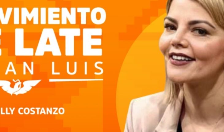 translated from Spanish: She is the Marvelly Costanzo, candidate to rule San Luis Potosí