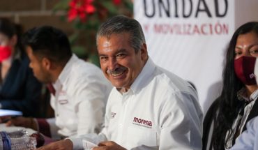 translated from Spanish: Strengthening 4T in Michoacán, firm and growing: Raúl Morón