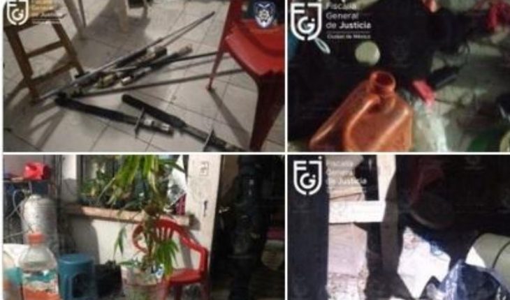 translated from Spanish: They confiscate dangerous objects; link them on the go of the 8M