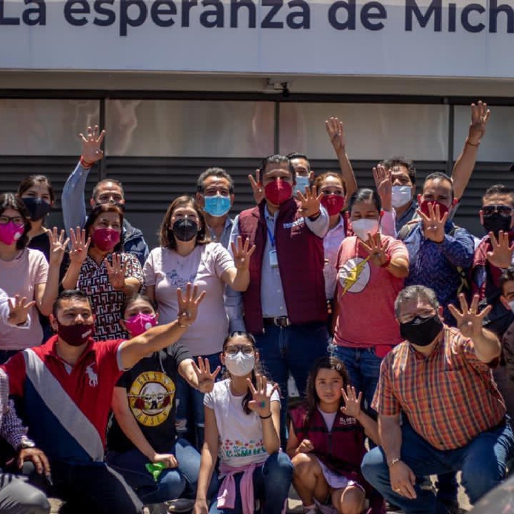 They manifest themselves in Michoacán against INE by candidacy of Morón