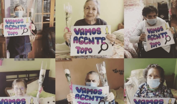 Ancianos actores del hogar donde se filmó “Agente Topo” apoyaron al documental