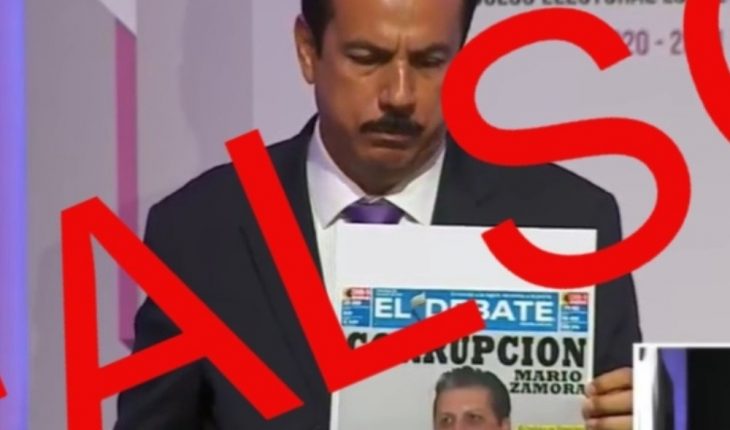 Arnulfo Mendoza exhibe fake news durante debate en Sinaloa