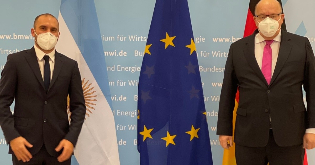 Arrancó la gira de Guzmán por Europa: se reunió con el ministro de Economía alemán