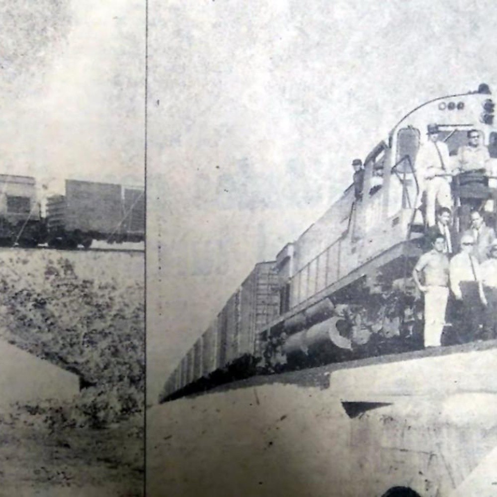 Los primeros pasajeros fueron representantes y accionistas de tren CH-P