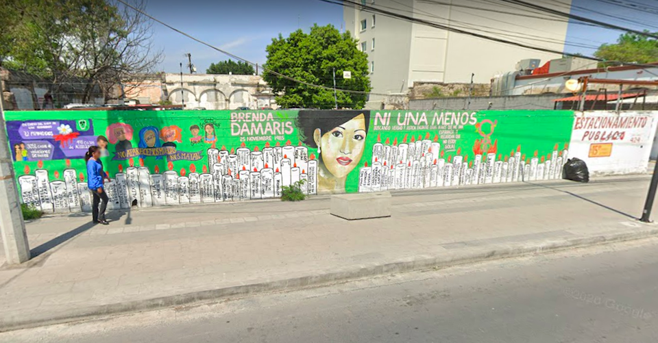 PRI borra mural de víctimas de feminicidio para promoción de candidato