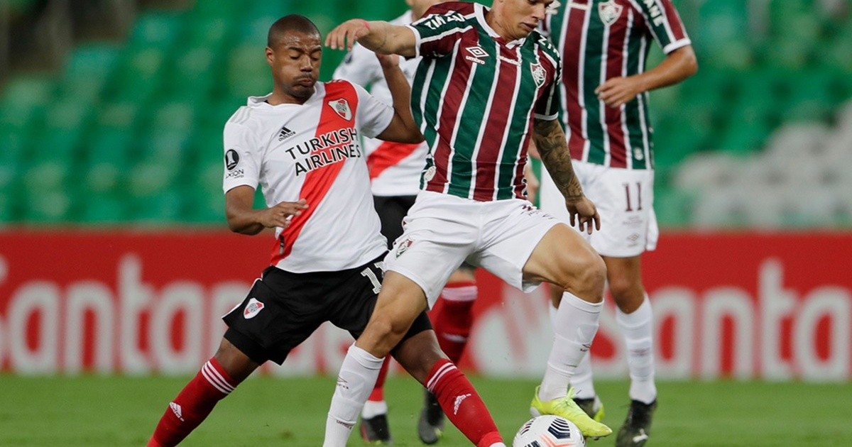 River igualó 1 a 1 ante Fluminense en su debut en Copa Libertadores