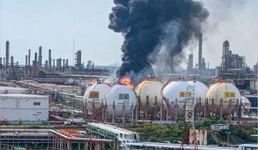 Se registra incendio en refinería en Veracruz; Pemex reporta 7 lesionados
