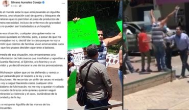 Silvano Aureoles justifica su actuación en Aguililla y calificó a manifestantes como “halconeros”