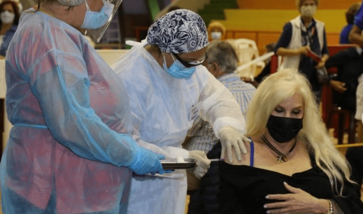 Susana Giménez se vacunó contra el coronavirus en Uruguay