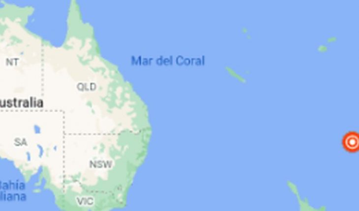 Terremoto 6,3 sacudió las islas Kermadec de Nueva Zelanda