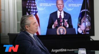 Video: Alberto Fernández, en la Cumbre sobre Cambio Climático: guiño a Joe Biden y frase de Perón