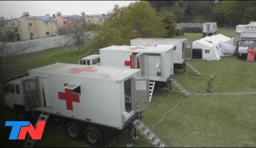 Video: Coronavirus | Por la suba de casos de COVID desplegaron un hospital de campaña en La Matanza