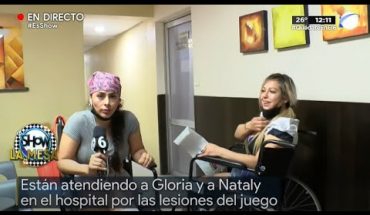 Video: Gloria y Nataly sufren terribles lesiones | Es Show