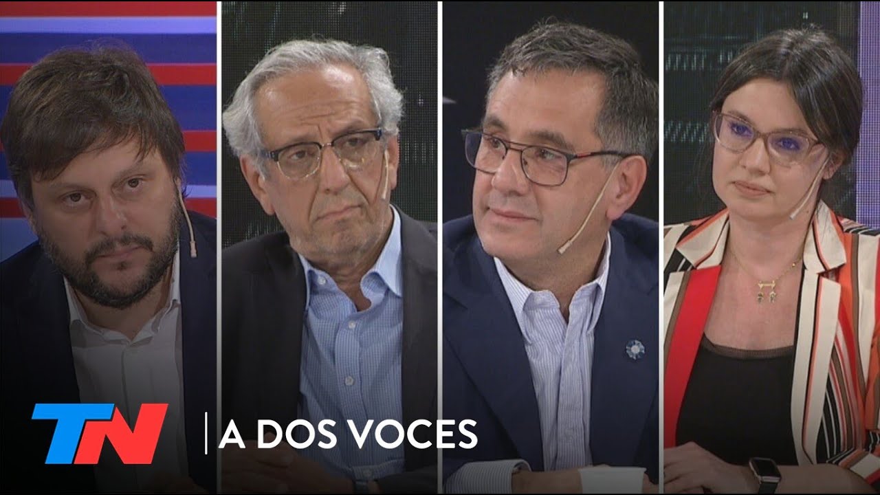 Leandro Santoro, Facundo Suárez Lastra, Alejandro Finocchiaro y Gisela Marziotta en EL DEBATE EN A2V