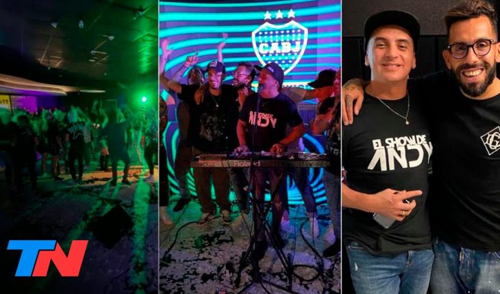 Video: Polémica fiesta  en la casa de Carlos Tevéz con una banda en vivo y más invitados de los permitidos
