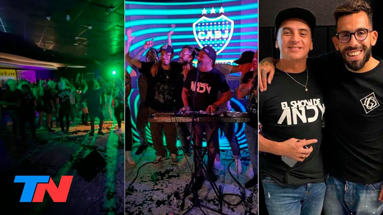 Polémica fiesta en la casa de Carlos Tevéz con una banda en vivo y más invitados de los permitidos