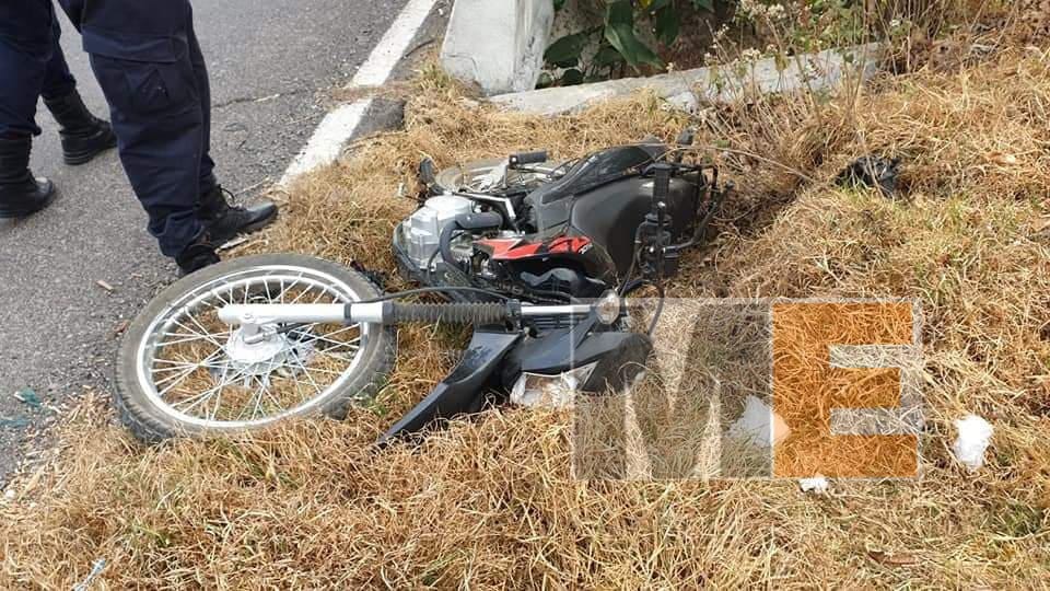 Biker injured by drift in Zitácuaro