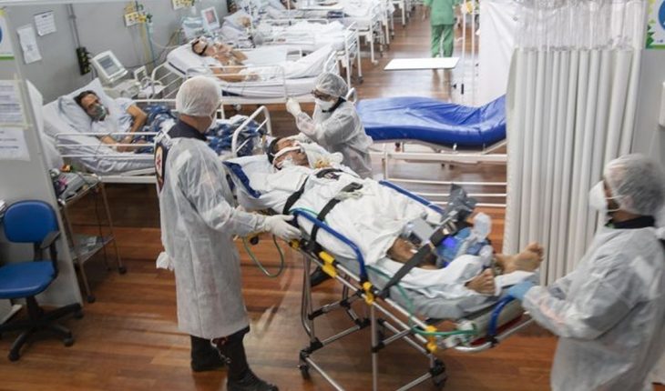 translated from Spanish: Brazil has more young patients who are older in intensive care