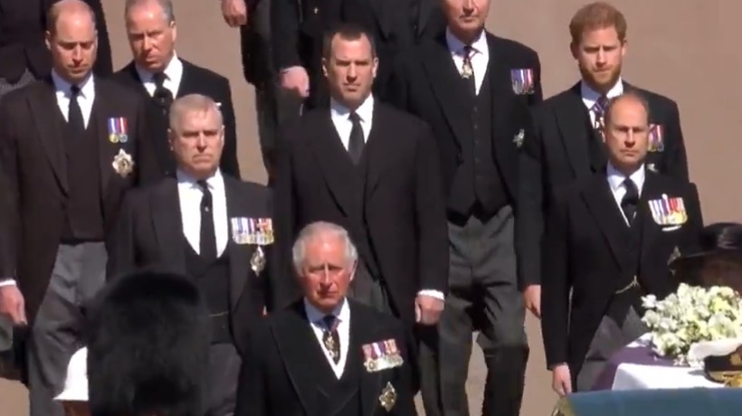 Harry and William meet at The Duke of Edinburgh's funeral
