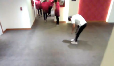 translated from Spanish: Religious school students beat a classmate from a second floor in Argentina