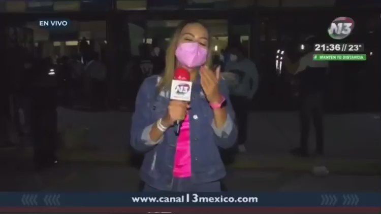 Reporter was harassed live stream of the Puebla vs Pumas match (Video)