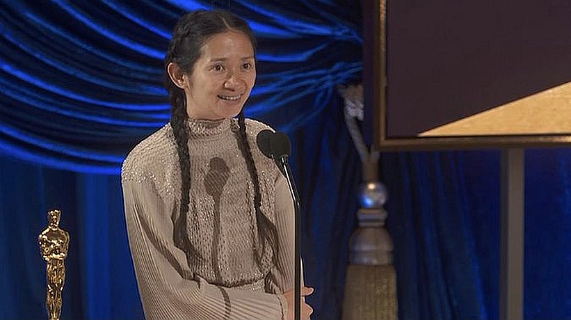 The second woman in the history of the awards: Chloé Zhao wins the Academy Award for Best Direction by "Nomadland"