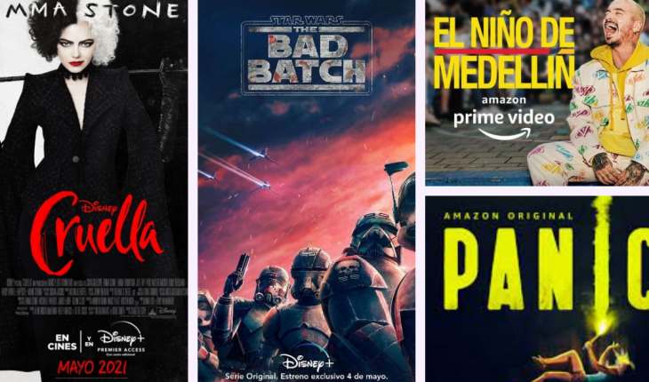 translated from Spanish: These are the film and series premieres coming in the coming days