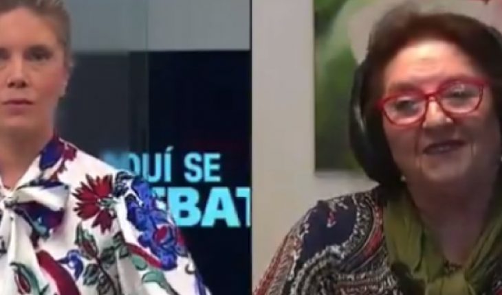 translated from Spanish: [VIDEO] Monica Rincon retorted doctor Cordero sayings during the program: “Gender-based violence is not a joke”