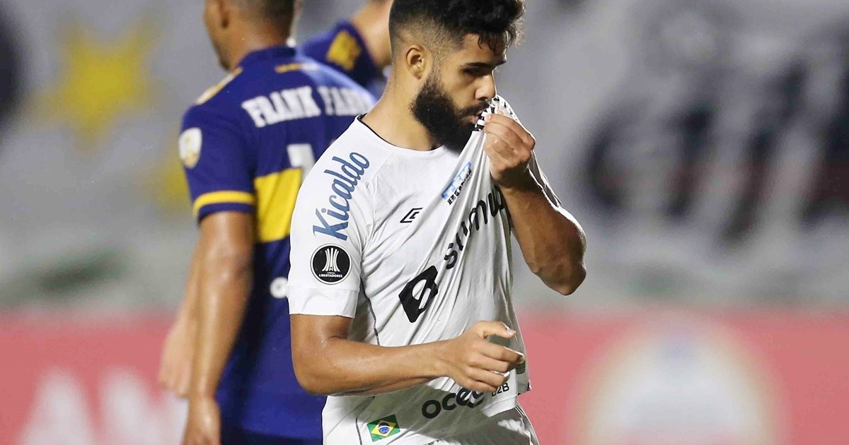 Boca perdió 1 a 0 ante Santos en Brasil y definirá la clasificación de local