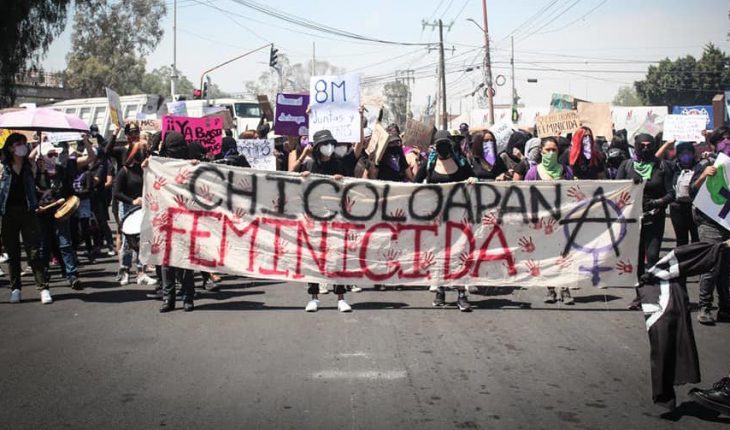 Detienen a feministas que protestaban en Chicoloapan, Edomex