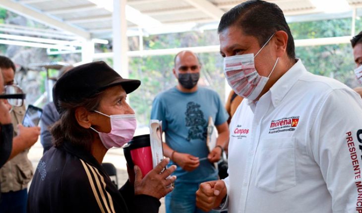 Nacho Campos se reúne con comerciantes de la zona poniente de Uruapan