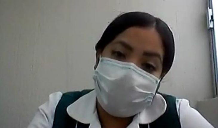 Rosa Isela, enfermera que atendió de Covid-19 a quien de niña la calzó