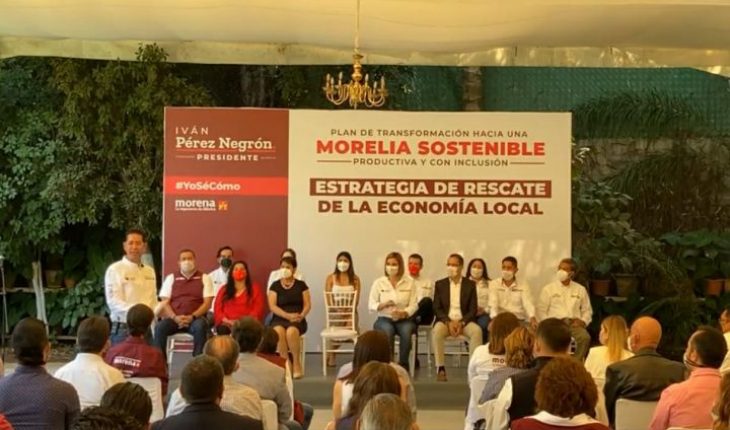 Trabajaré con empresarios y población para reactivación económica de Morelia: Iván Pérez Negrón