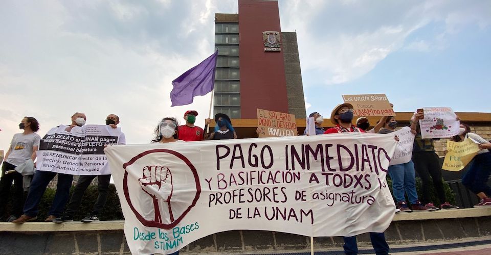 UNAM promete liquidar adeudos a maestros este fin de semana