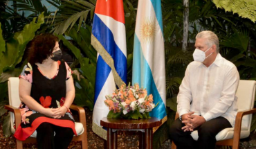 Vacunas cubanas: el presidente Díaz-Canel recibió a Carla Vizzotti en La Habana