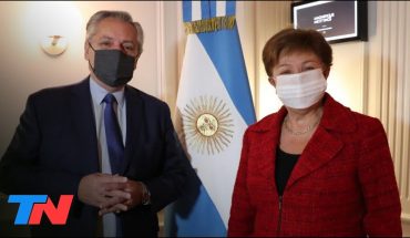 Video: Alberto Fernández, tras la reunión con Kristalina Georgieva: “ La vocación es encontrar un acuerdo”