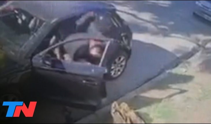 Video: Asalto violento: se llevaron su auto y le robaron hasta la torta de cumpleaños de su hija