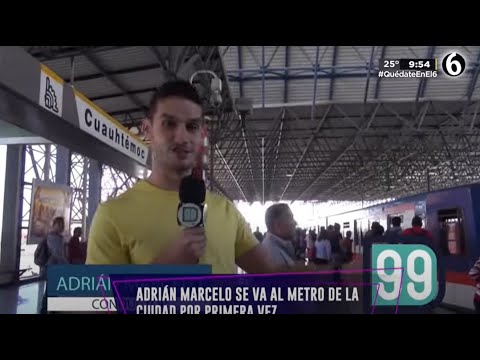 Se sube al metro por primera vez | Adrián Marcelo Presenta