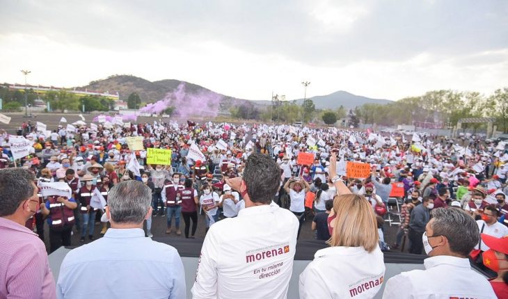 Voto masivo para Morena-PT, garantizará la consolidación de la 4T en Morelia y Michoacán: Morón