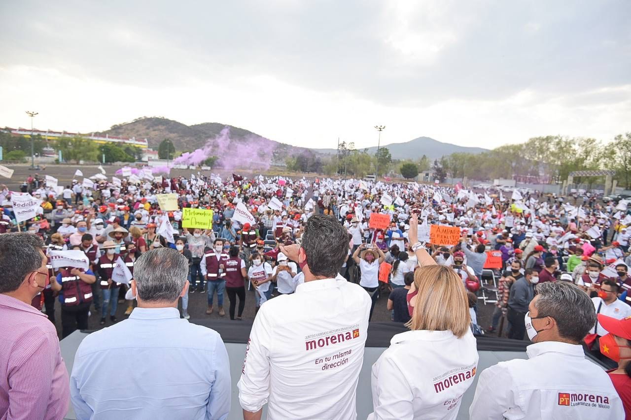 Voto masivo para Morena-PT, garantizará la consolidación de la 4T en Morelia y Michoacán: Morón
